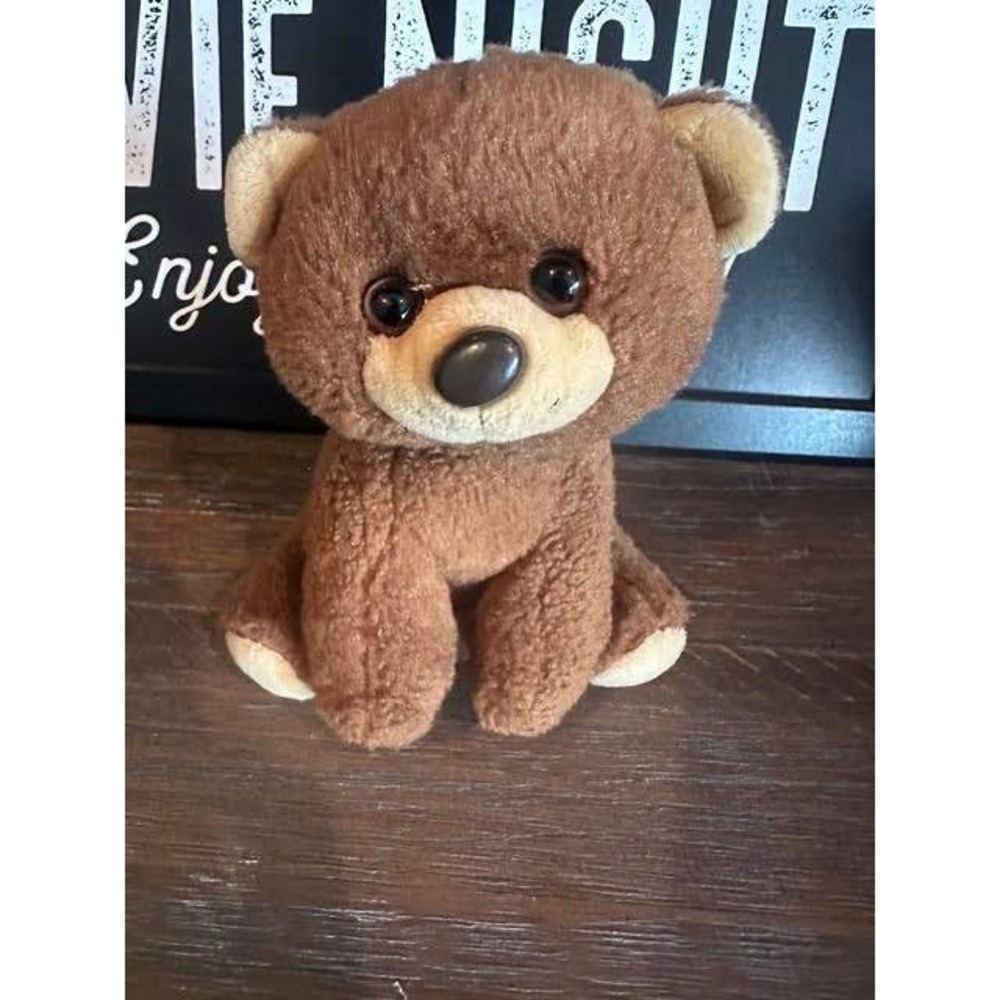 Fluff 'N' Stuff Brown Teddy Bear Plush Stuffed Animal Sitting Small Toy